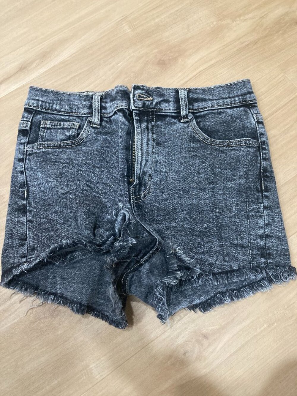 Kendall & Kylie Drifter High Rise Black Jean Shorts